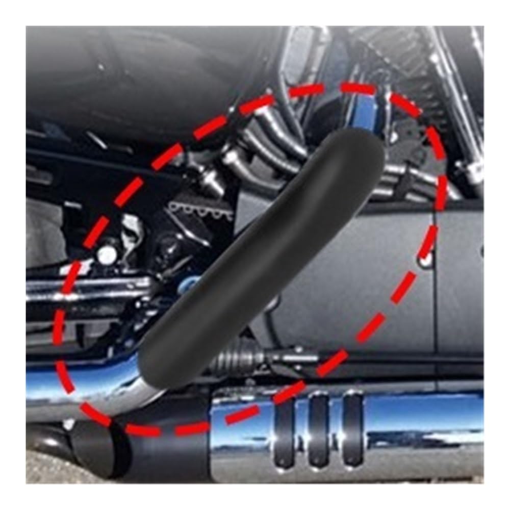 Paracalore Scarico per H&Arley per Tubo di Scarico Universale per Moto Copertura dello Scudo Termico Silenziatore Protezione Accessori