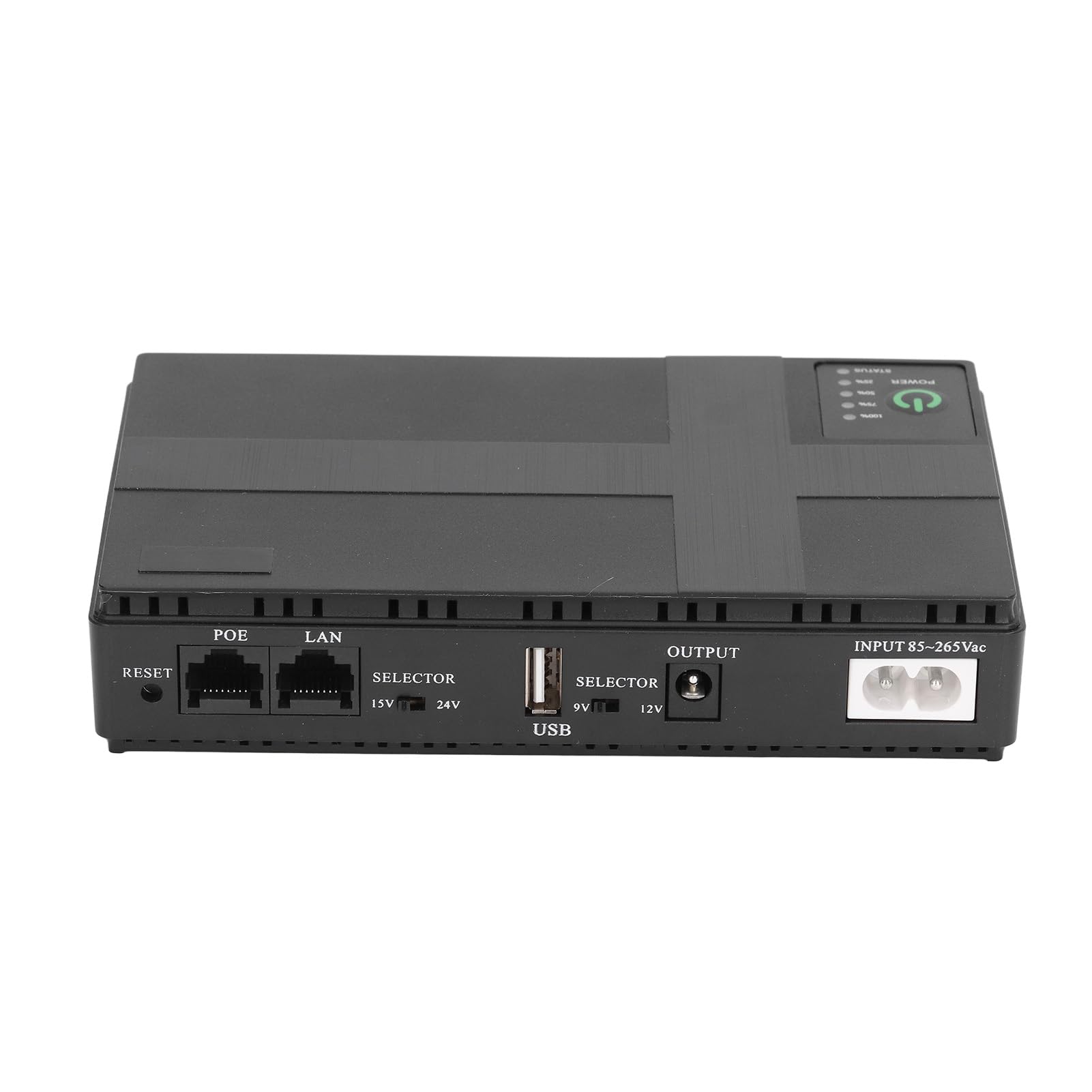 Fafeicy Mini Batterie de Secours UPS de 8 800 MAh, Alimentation sans Interruption avec 2 Méthodes D'entrée, Modem Routeur, Caméra de sécurité pour Les Pannes de Courant d'urgence (Prise UE)
