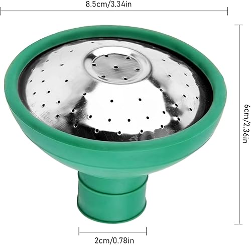 Miniatura 2 de WXJ13 3 cabezales universales de regadera, cabezal de rosa, boquillas de repuesto para la mayoría de las regaderas de jardín (verde)