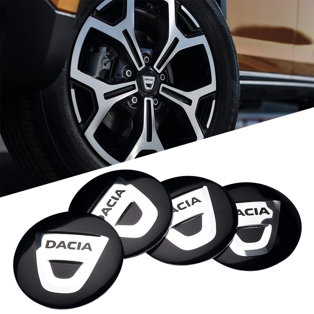 4Pcs Car Styling Wheel Hub Center Caps Stickers Rim Badge Cover Accessories For Renaults Dacia Dusters Clio 4 Megane 2 Zoe Captur (56MM)