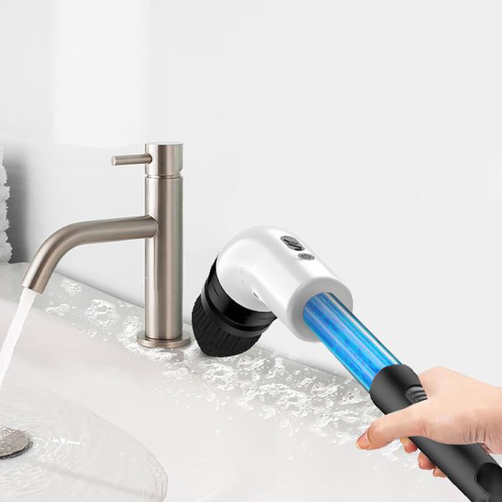 Brosse de Nettoyage de Salle de Bain | Brosse de Nettoyage électrique sans