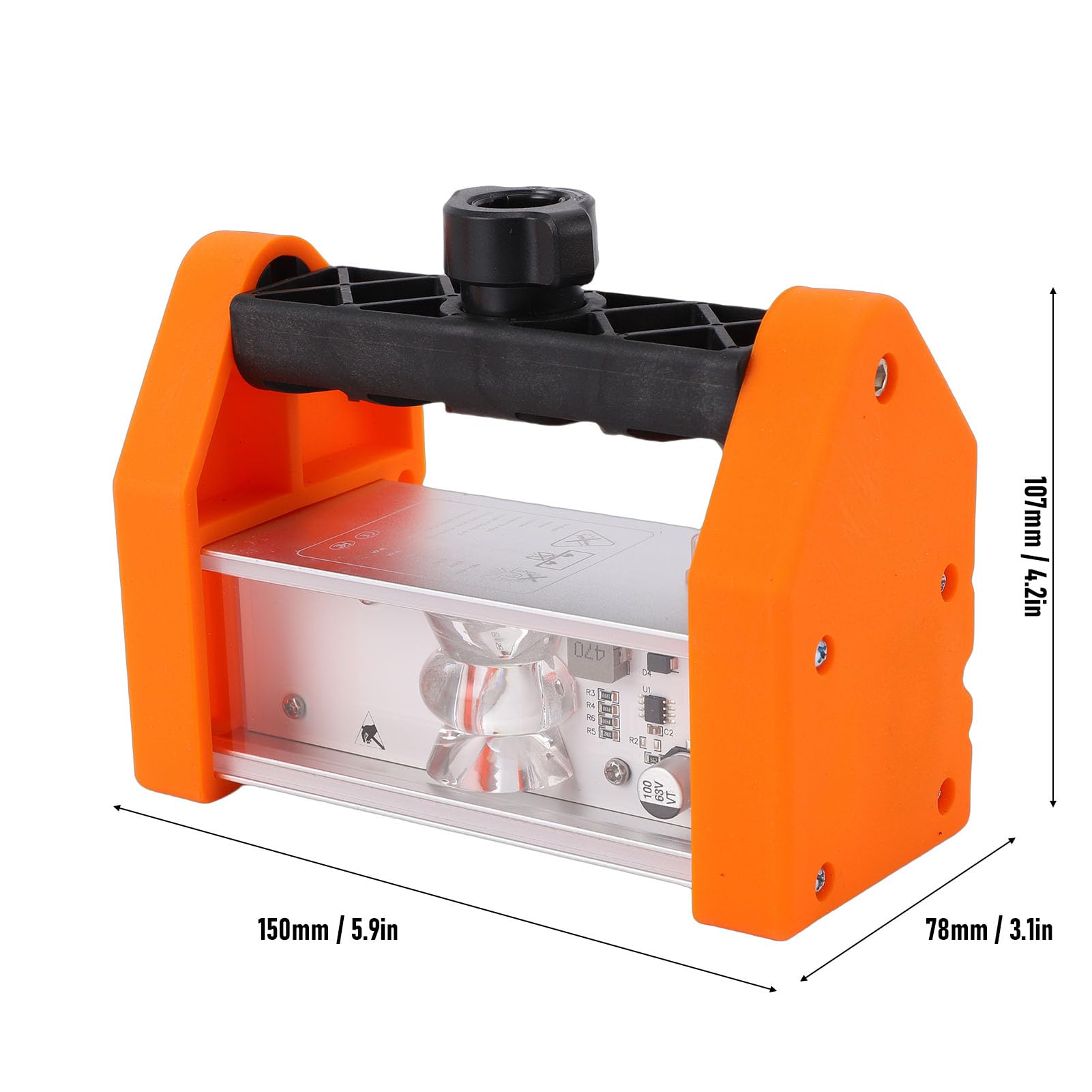 Jectse Lampada per Ispezione a Parete a LED, Lampada per Sviluppo Vernice 1500LM, Angolo del Fascio di 120°x5°, Luce di Accettazione per Lucidatura delle Pareti, per Finitura del Muro a Secco per