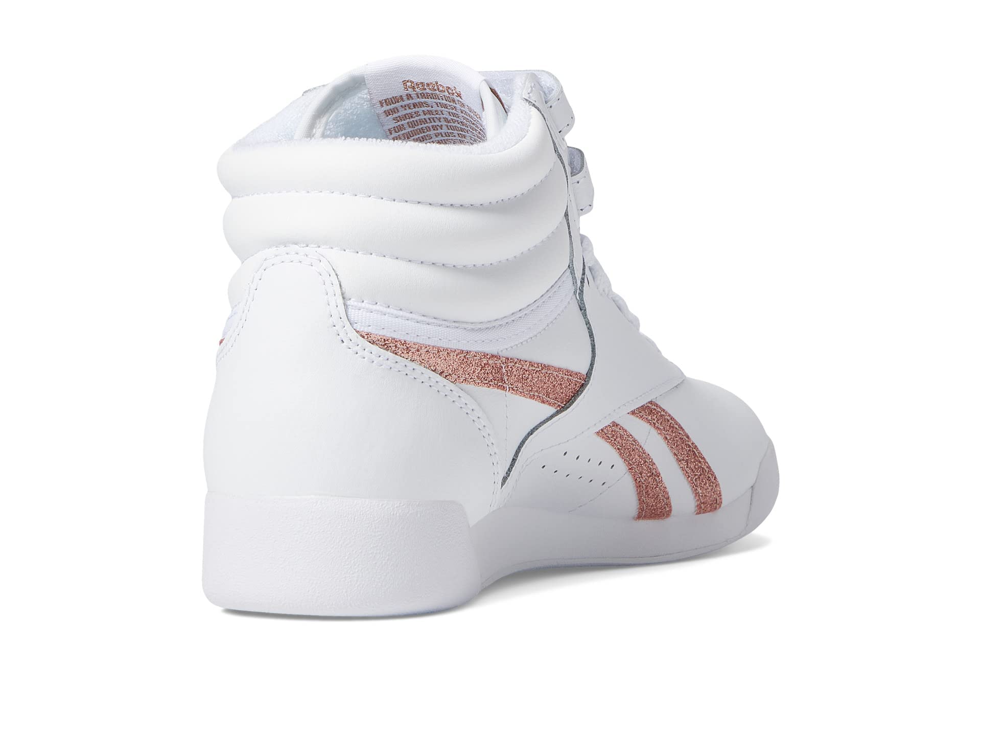 reebok freestyle hi gold