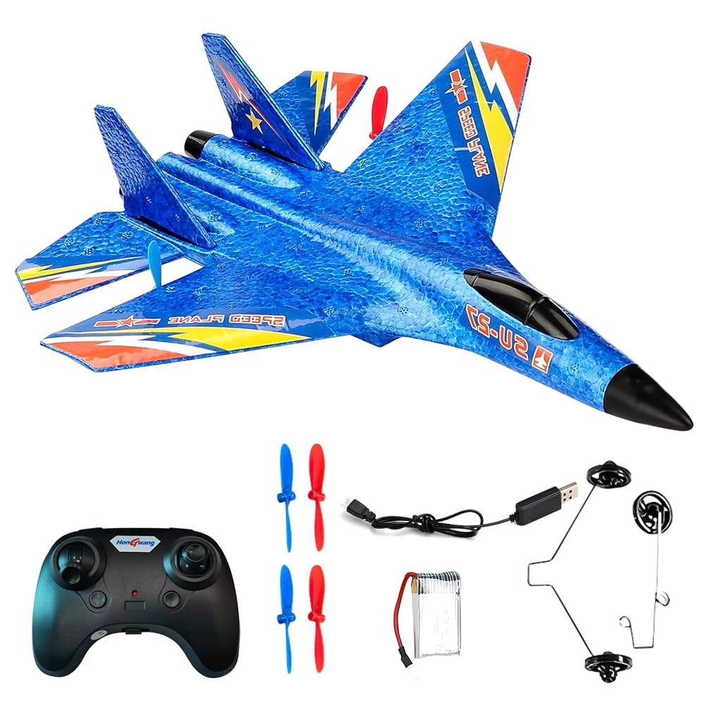 Avión RC SU37 2.4GHz - Modelo de Control Remoto para Niños y Novatos