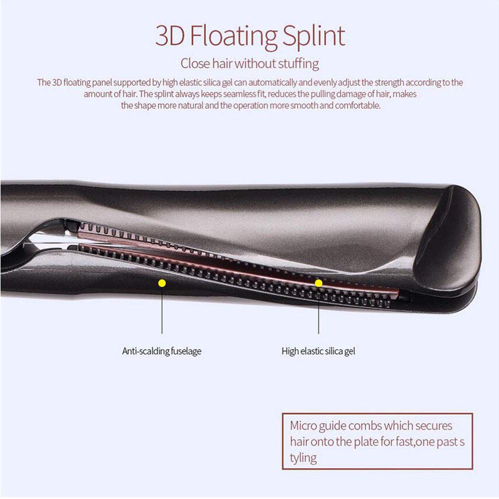 HUYA Plancha de Pelo Rotary Bevel Curling Stick Tornillo de Onda automática Beauty Power Carril de Control de Temperatura térmica