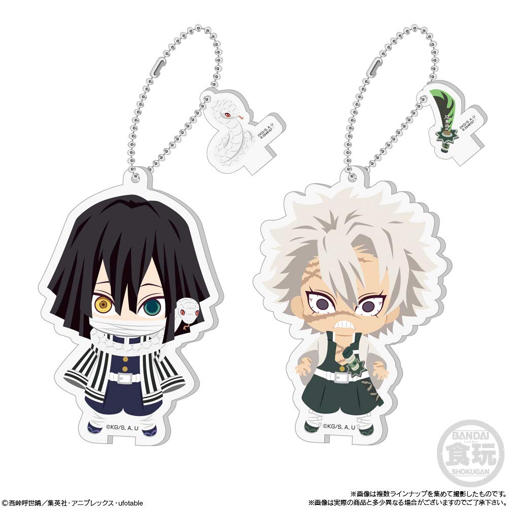 Amazon | 鬼滅の刃 全員集中！みつめてアクリルチャーム2 (8個入) 食  