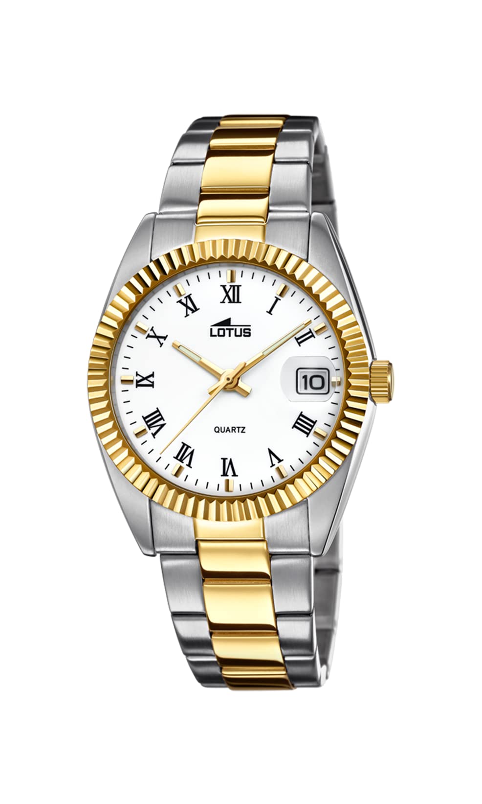 Lotus Orologio Classico 15197/1 – Quadrante Bianco, Cassa E Bracciale In Acciaio Dorato, Movimento Al Quarzo, 37.5mm, Impermeabile 10 Bar - 4