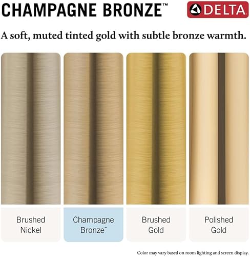 Miniatura 4 de Delta Arvo Serie 14 - Juego de grifo de ducha de bañera dorado cepillado con cabezal de ducha doble 2 en 1 In2ition con combo de rociador de mano,