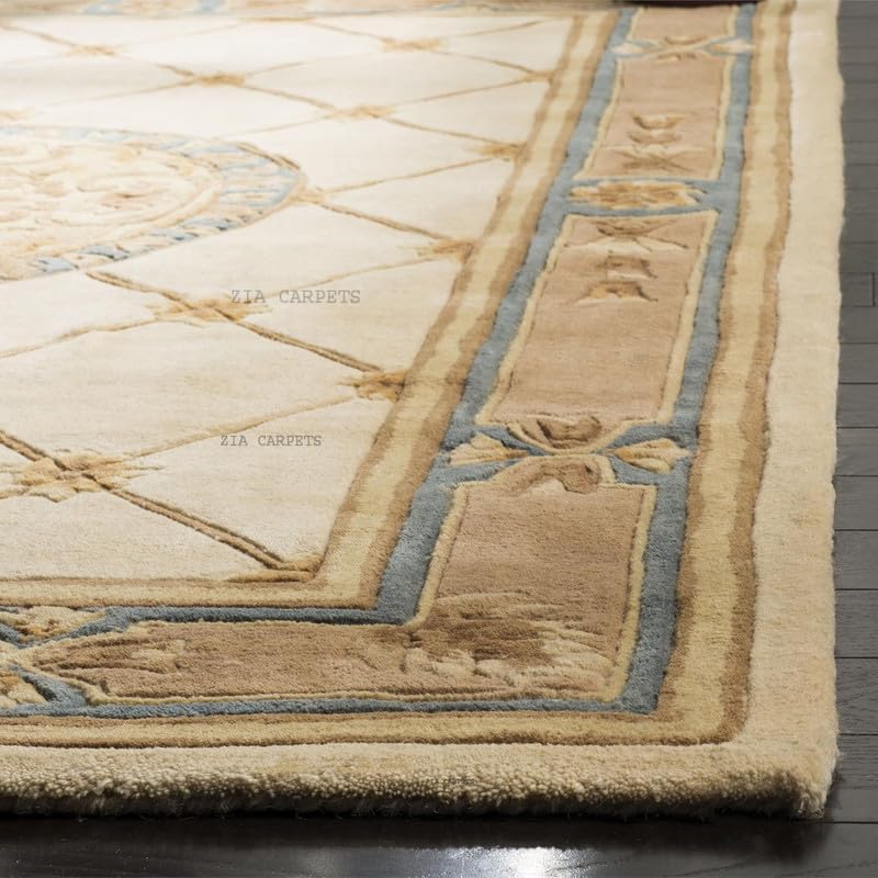 Image of Handmade Wool Anatolia Collection Bedroom & Living Room Carpet Size 6 X 8 Feet