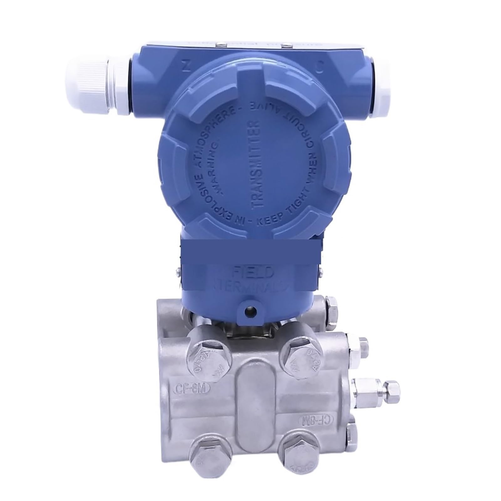 Transmisor de presión, Sensor de presión diferencial inteligente 4-20 mA, transmisor capacitivo a prueba explosiones(0-250kpa)