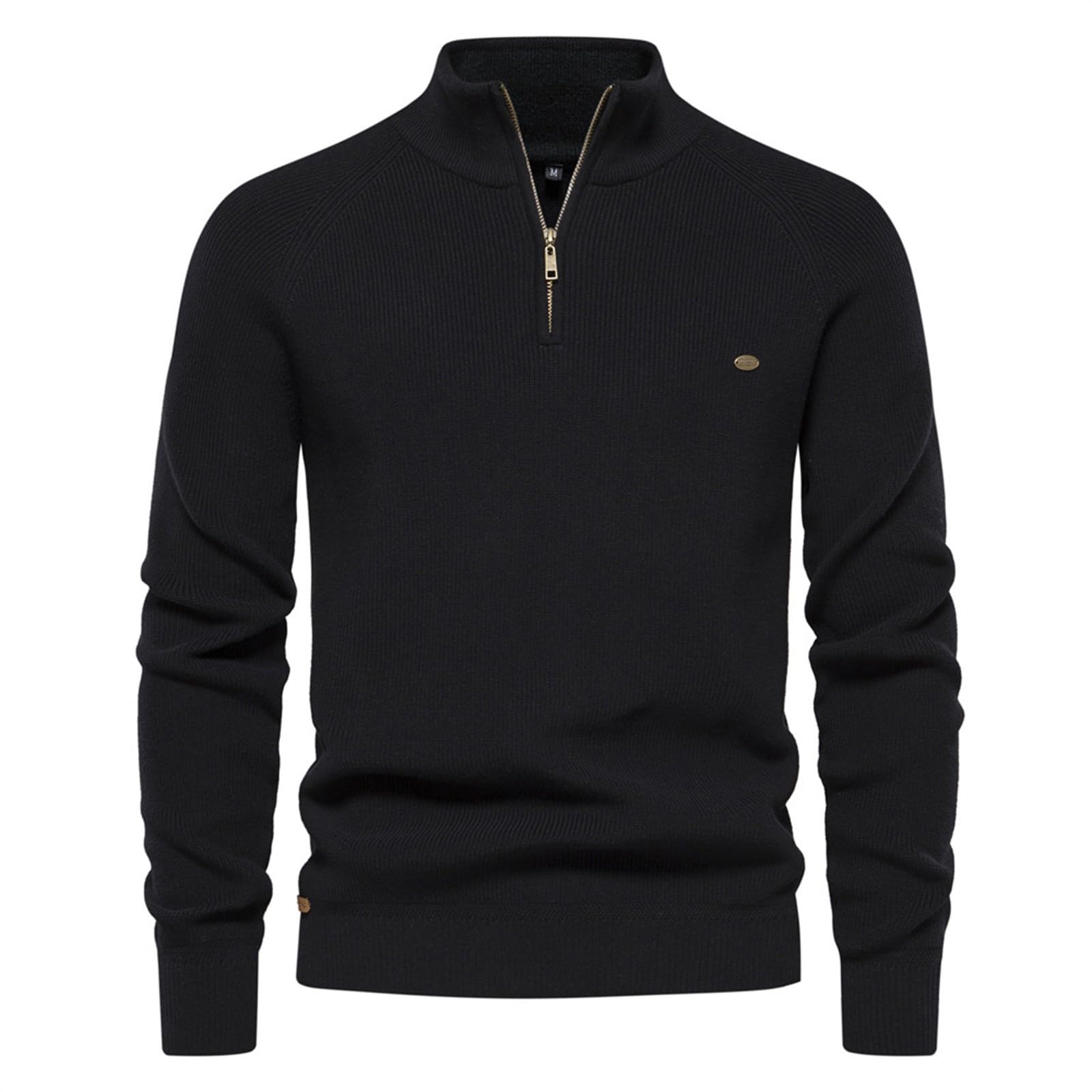 Generico Pullover Dolcevita Uomo a Collo Alto Maglione Maglia a Cavo Slim Fit a Maglia Collo Alto Lavorato Pullover Dolcevita Basic Maglia Termica Pesante Invernale Lupetto Uomo Invernale