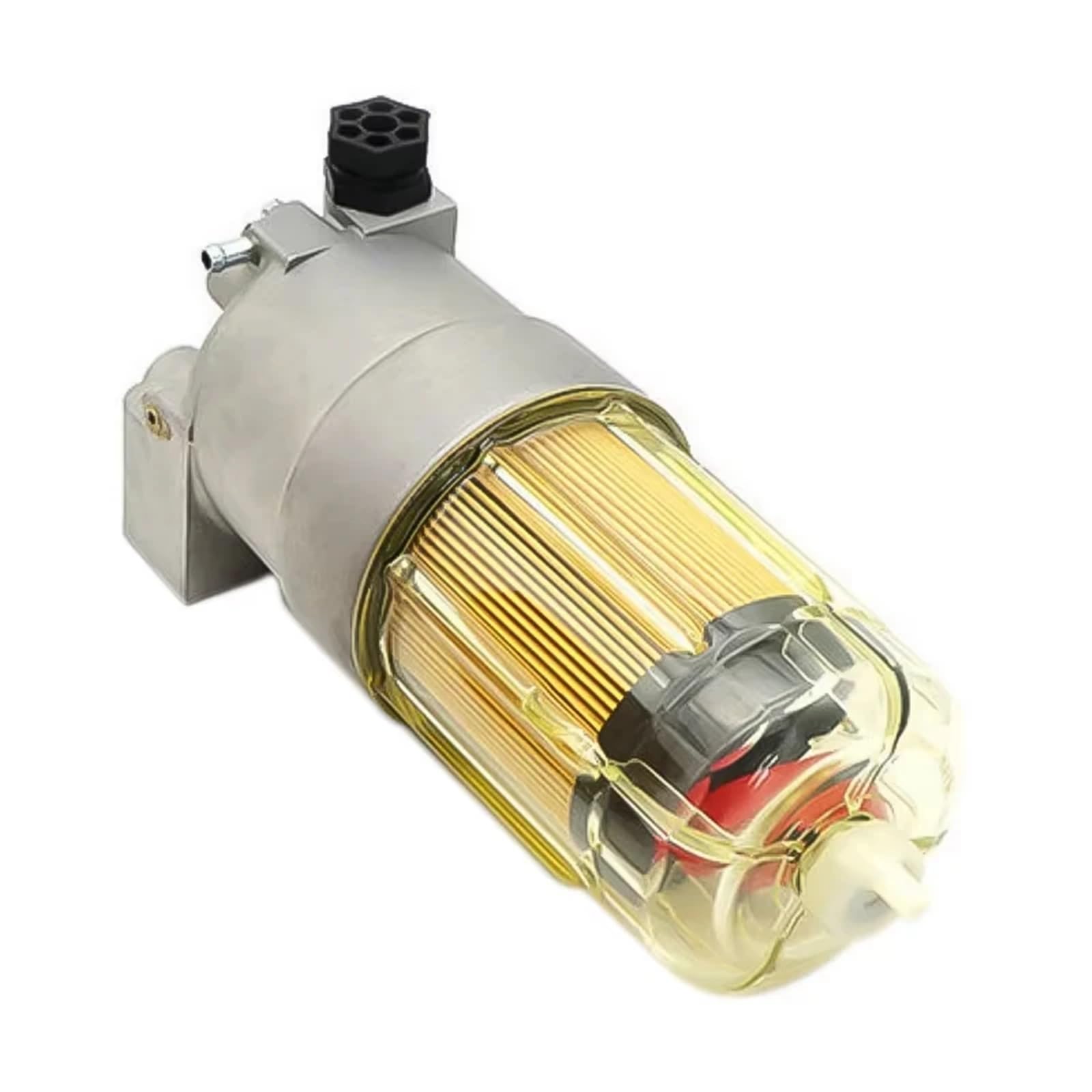 For 981 inyección de electricidad separador de agua conjunto de filtro diésel con función de bomba manual accesorios de excavadora