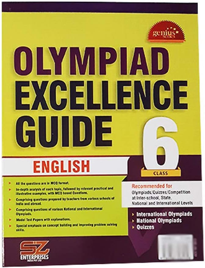 IOM 6 Silver Zone Olympiad Excellence Guide English for Class - 6 [Textbook Binding] Silver Zone
