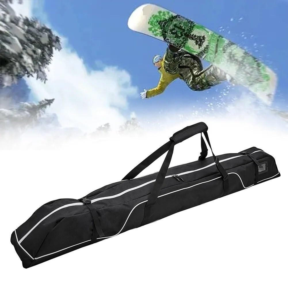 Torby na buty narciarskie 192 cm torba na ramię do snowboardu, regulowana, przenośna narty, podróżna kije narciarskie torba bagażowa