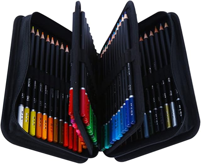 Bozony Lápis de pintura a óleo de 120 cores com 1 * borracha / 1 * apontador de bastão conjunto de arte kit núcleo macio à base de óleo para crianças crianças adultos artista desenho presente