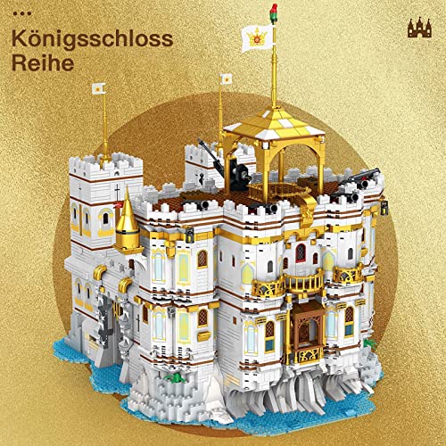 Royal Burg Castle Haus Bausteine, Häuser Modular Buildings, Modell Bausatz Blocks Spielzeug für Kinder und Erwachsene… – Bild 7