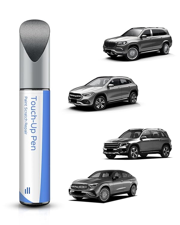 PARTS4EV 792/9792 Palladium Silver Metallic Touch Up Paint Compatible with Mercedes-Benz Exact Match–Chips and Nicks Touch Up by PARTS4EV - Used condition - US$13.73