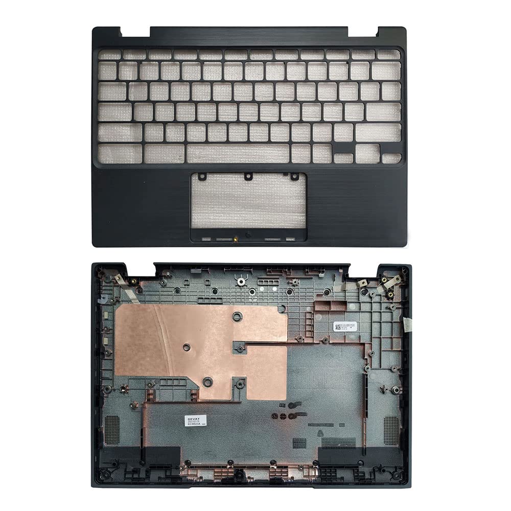 Laptop Case Compatible for Lenovo chromebook 100E 2ND 5CB0U26489 5CB0U265070 MTK Palmrest Upper and Botto Base Cover