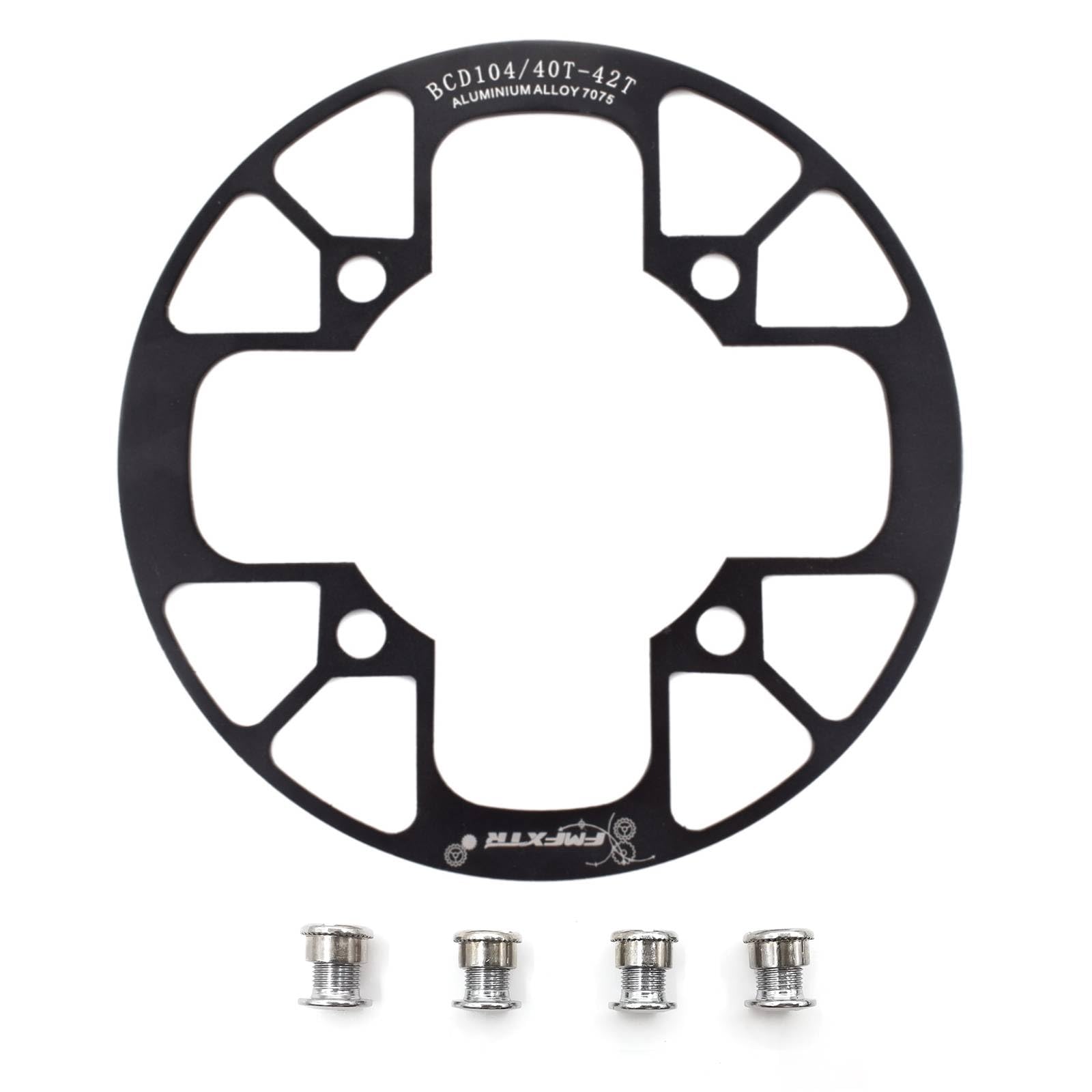UPANBIKE Mountain Bike Chainring Guard 104 BCD Aluminum Alloy Chain Ring Protector Cover for 32~34T 36~38T 40~42T Chainring Sprockets