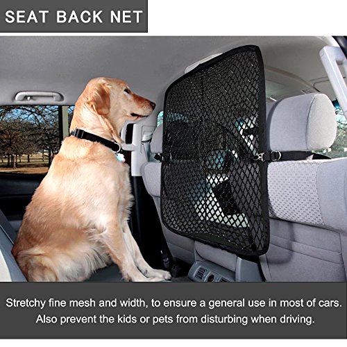 Premium Quality Adjustable Elastic Cargo Net Universal Stretchable Truck Net With Hooks,Storage Bag For Car, Suv, Truck, Pickup Trucks Black 40X32In #TOP4