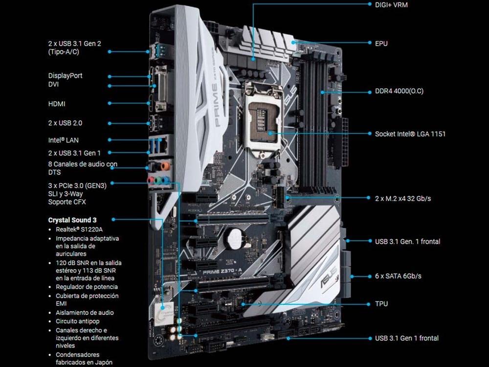 Amazon | ASUS Intel Z370搭載 マザーボード LGA1151対応 PRIME Z370-A 