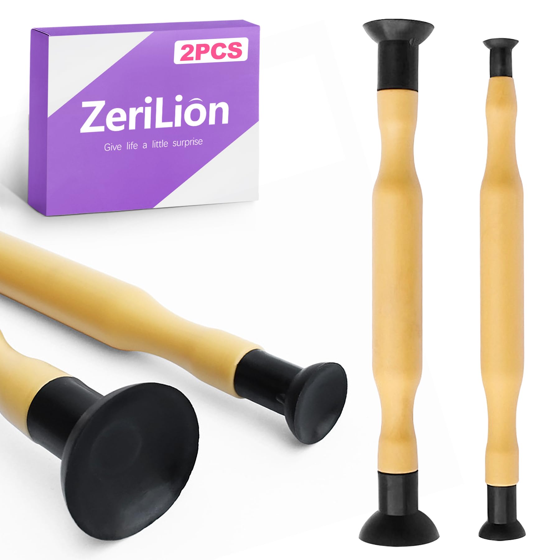 ZeriLion Valve Lapping Grinding Tool Kit with Compound & Spring Compressor - Heavy Duty Engine Valve Lap Tool Set with Suction Cups for Car Small Engine Lawn Mower Repair