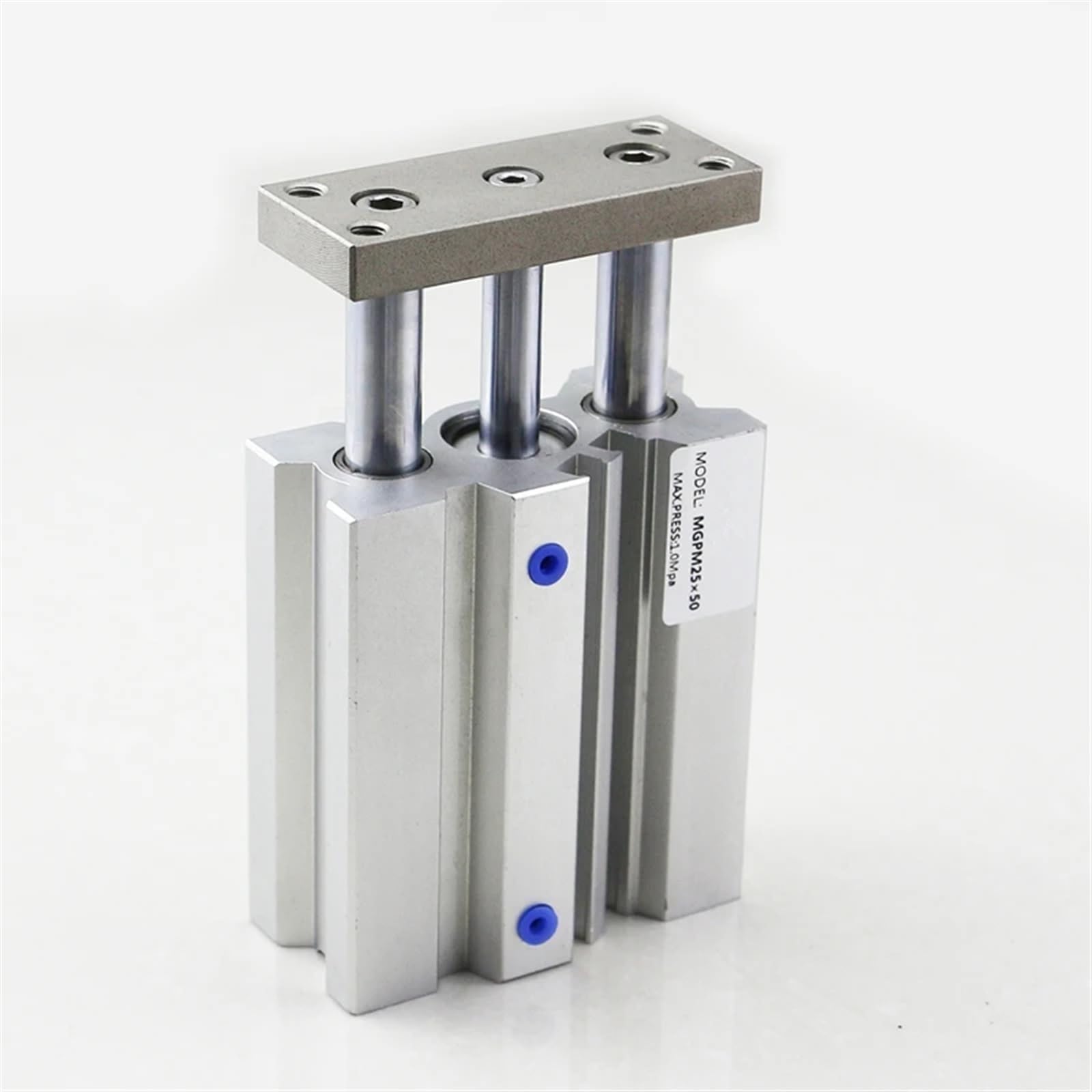 Cilindro neumático de 3 posiciones MGPM, guía compacta, guía neumática de tres ejes, MGPM16x30 con imán, 1 unidad(MGPM16-,125)