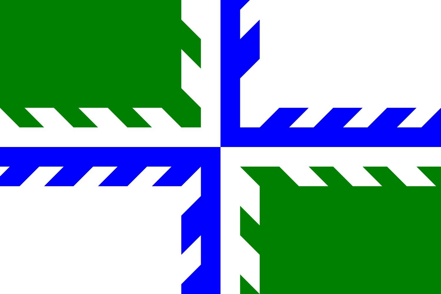 Drapeau Large Vurnarsky district résistant pour mât extérieur
