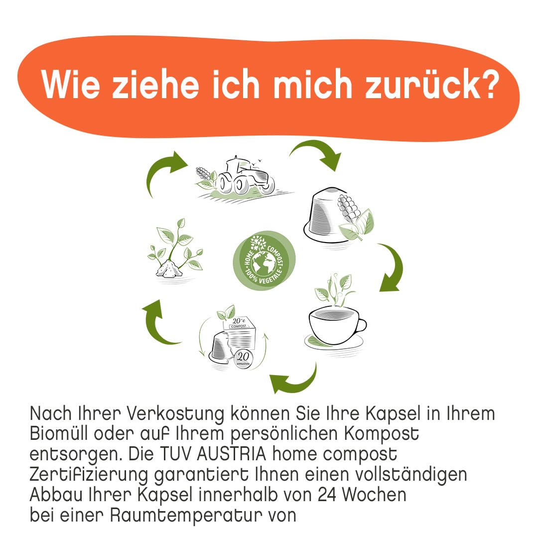 TERRAMOKA - Exzellenter Bio-Kaffee - 100% reiner Arabica aus Peru - Fruchtig, nuanciert und rassig - 300 Kapseln Kompatibel Zero Waste - Mr Albert- Frankreich