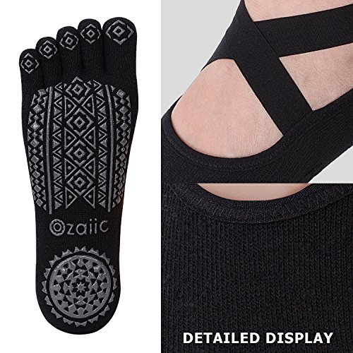 Image of Anti-Skid Socks With Grips Non Slip Socks Ideal For Pilates, Yoga Exercise