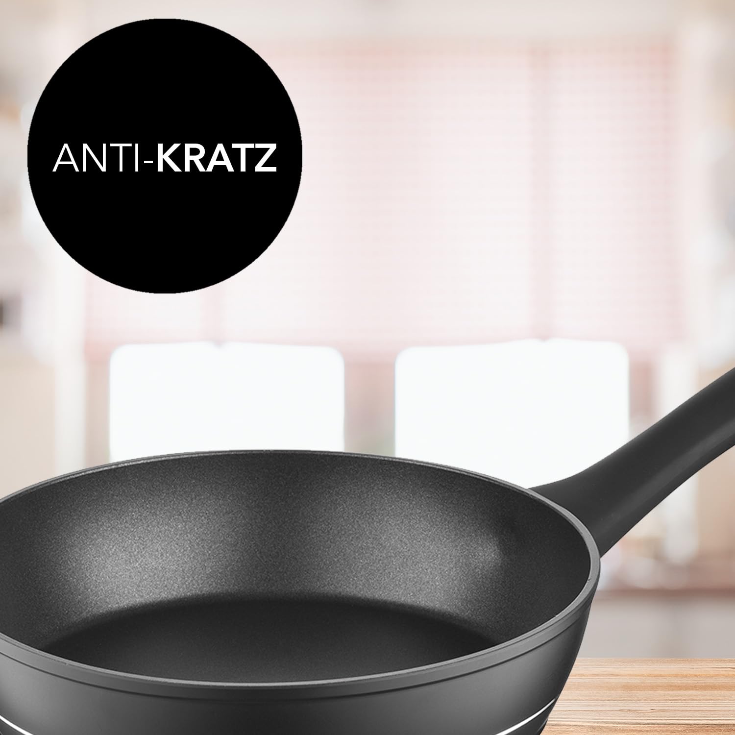 Florina Aluminium Bratpfanne 20 cm Durchmesser I Universalpfanne DELUX Antihaftbeschichtet I Anti-Kratz Pfanne mit Induktionsboden I Pfanne Geeignet für Induktionsherd – Bild 8