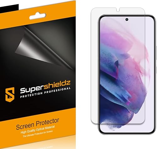 Supershieldz Paquete de 6 protectores de pantalla diseñados para Samsung Galaxy S22 Plus 5G, protector transparente de alta definición (PET)