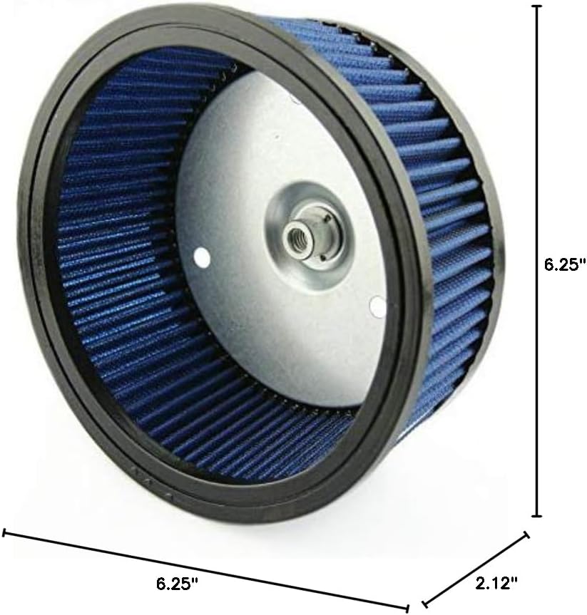 Miniatura 6 de Filtro de aire HD-0800 Filtro de aire para Harley Davidson HD-0800 para Harley Davidson, Road King, Electra Glide, Tri Glide Ultra, Street Glide,