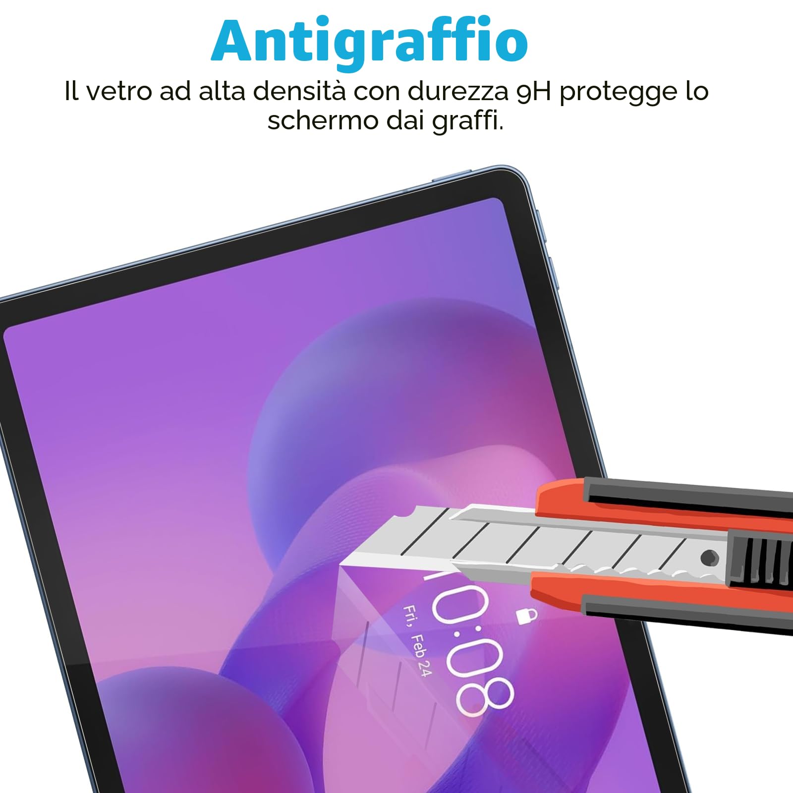 Pellicola Protettiva Vetro Temperato per Lenovo Idea Tab 11 Pollici / Lenovo Tab M11 2 Pack