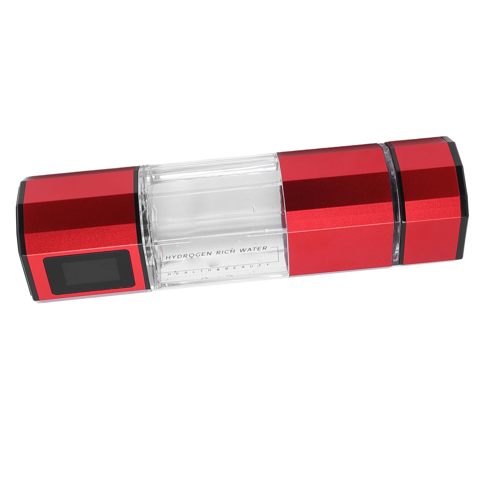 Topiky Generador de Botella de Agua de Hidrógeno de 250 Ml con Batería de Litio de Modo de Retrolavado Automático de 2 Modos (rojo)