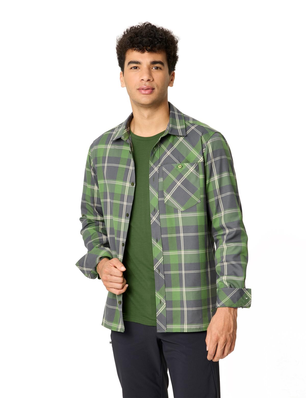 VAUDE Essential Wool LS - Maglietta da Uomo
