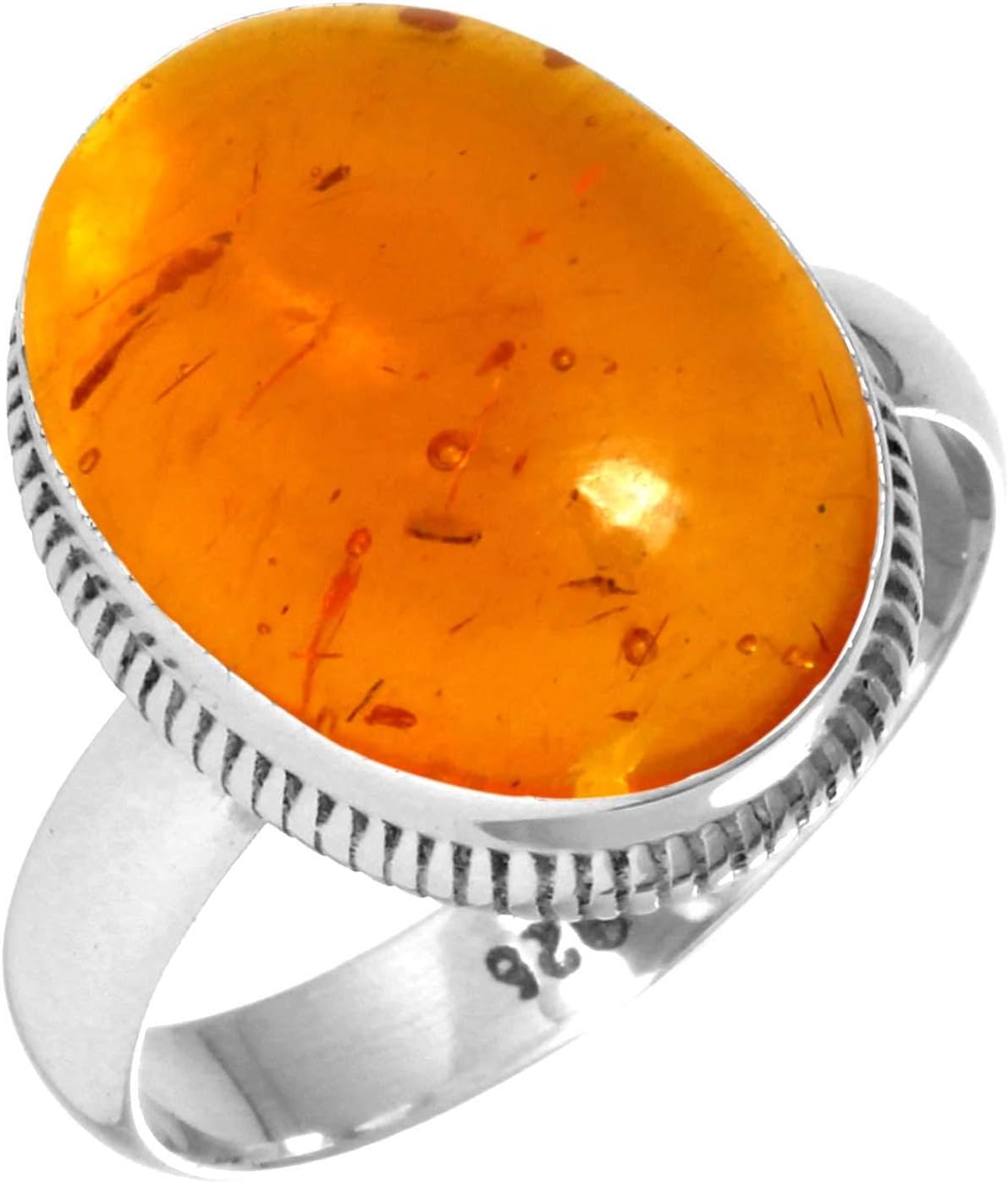 Genuine 925 Sterling Silver Handmade Jewelry Oval Onyx, Crystal, Tiger Eye, Garnet Chunky Natural Gemstone Boho Ring For Women