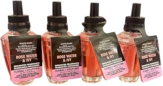 Bath & Body Works ROSE WATER & IVY Wallflowers Fragrance Refill 4-pack, 0.8 fl oz each