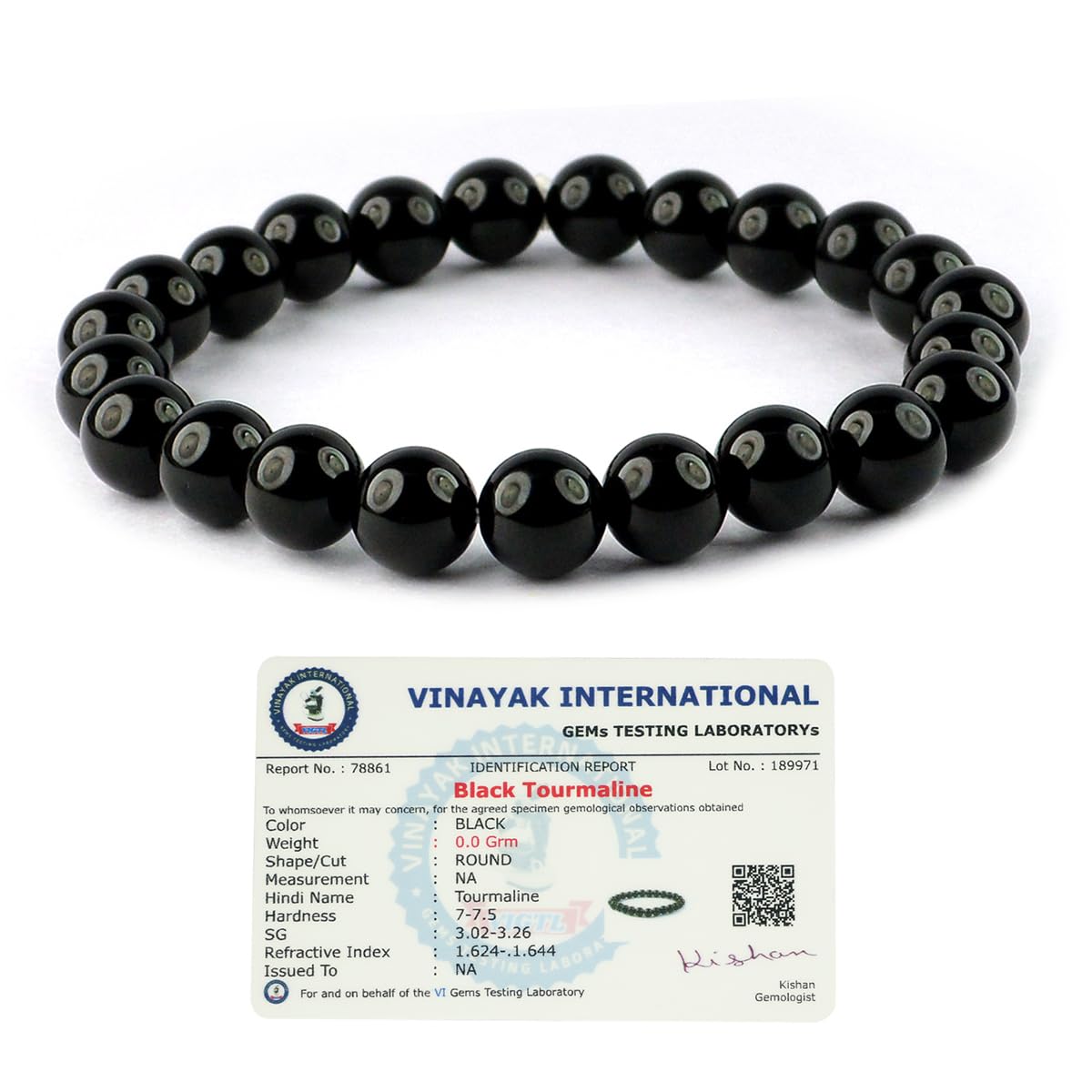 Reiki Crystal Products Natural Certified Black Tourmaline Bracelet Round Beads 8 mm Crystal Stone Bracelet for Reiki Healing and Crystal Healing Stones (Color : Black) (B09B6Y6ZHK) Amazon Price History, Amazon Price Tracker