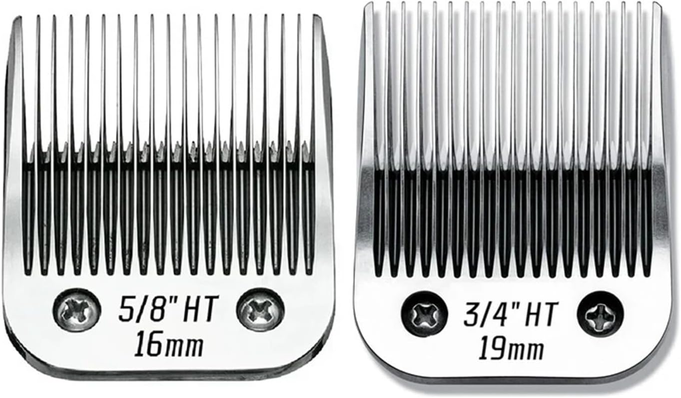 3/4HT 5/8HT Replacement Ceramic Blade,Compatible For Andis，AG,AGC,AGP,AGRC,AGCL,AGR Plus,AGRV,DBLC Dog Clipper Pet Trimmer Smooth Cutting(58 HT-16mm)