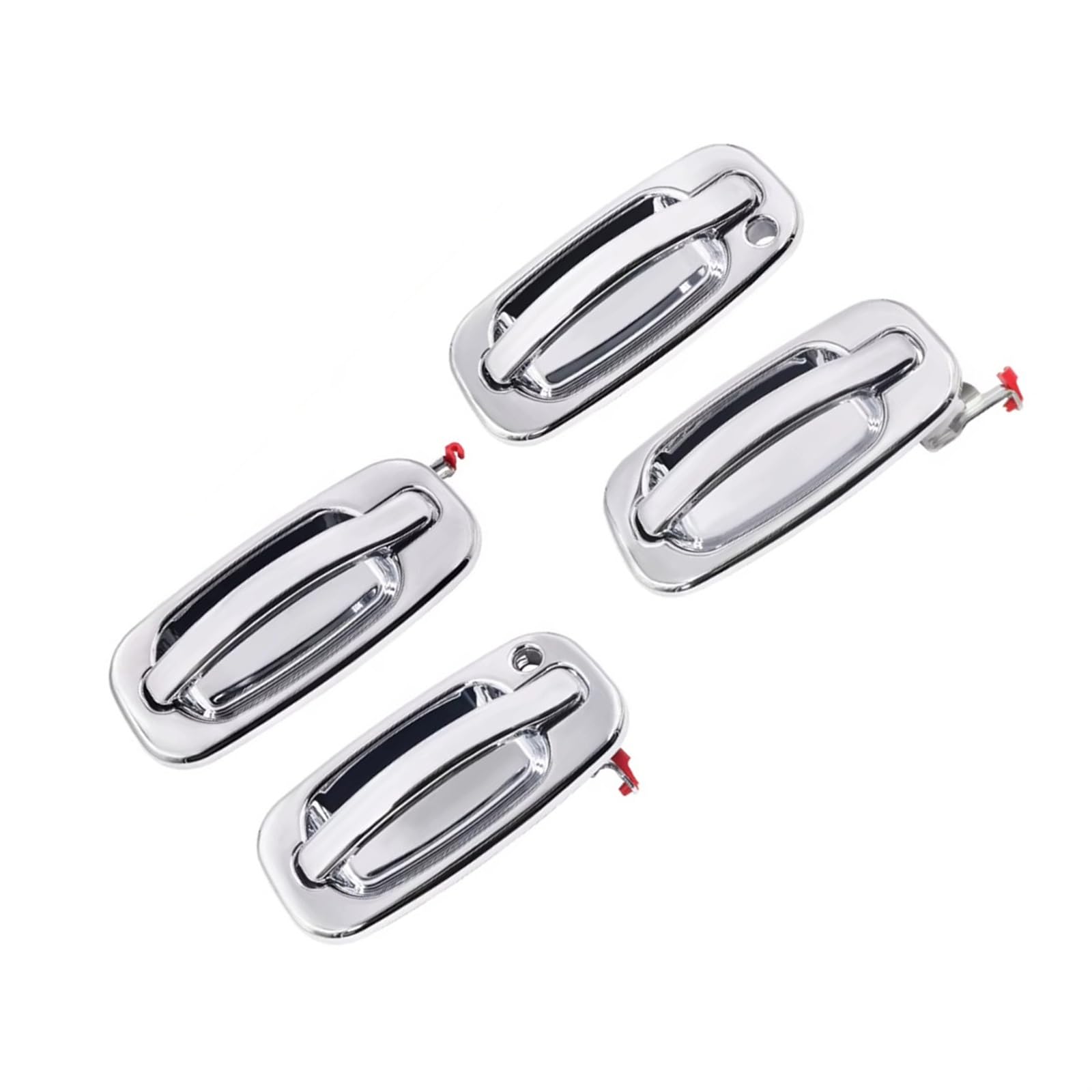 Fvbfcdx One Color Car Exterior Handle Compatible With Gmc For Yukon For Denali 2002 2003 2004 2005 Chrome Exterior Door Handles Oem：15034985 15034986 15721572 15721571