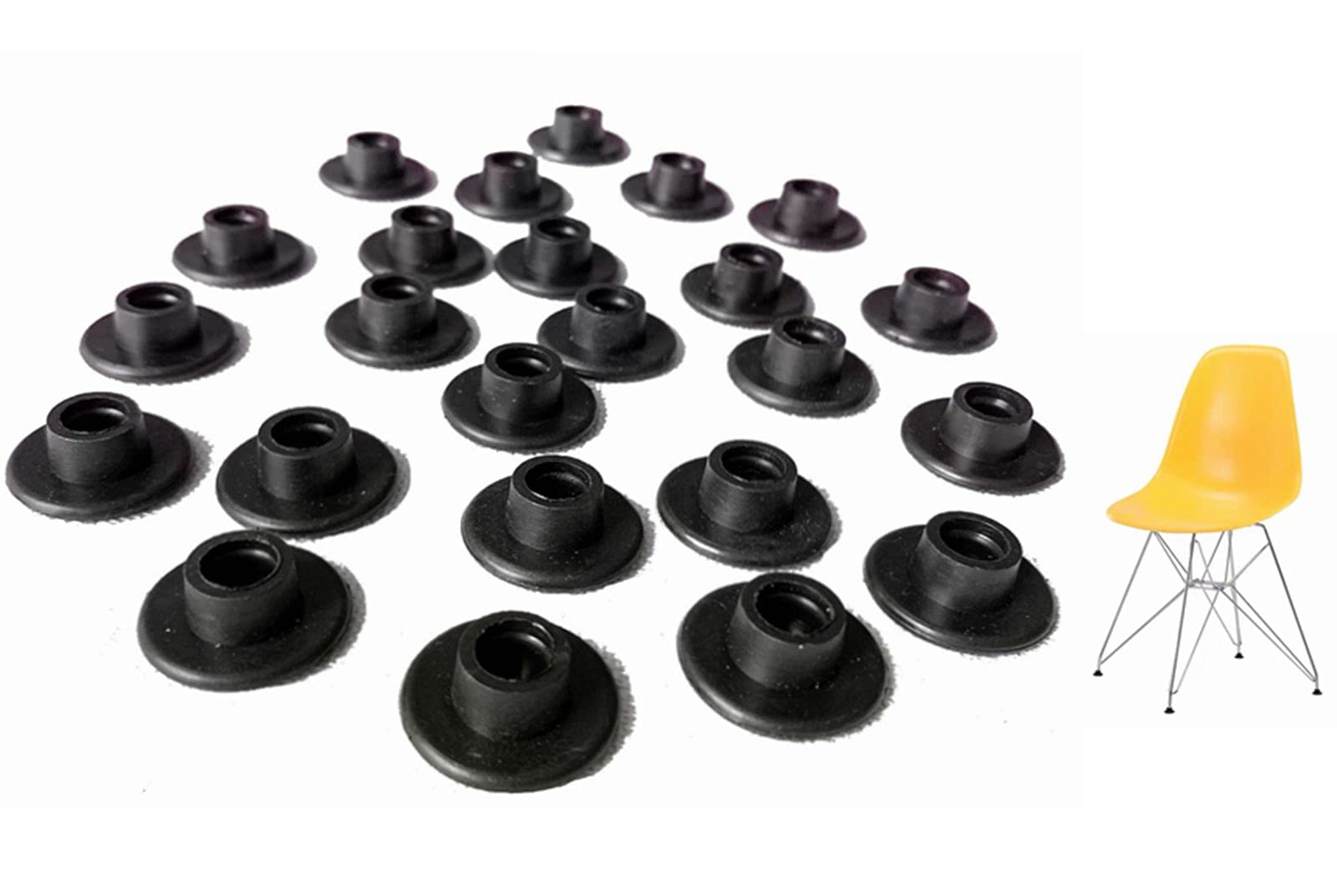 Chair Glides & Leg Pads - 4 Pack Furniture Floor Protectors & Replacement Feet