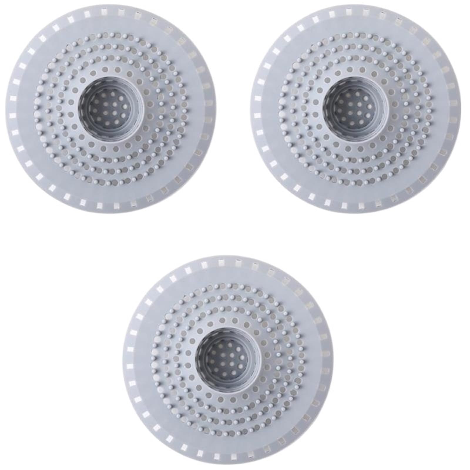 Protectores de Drenaje Silicona Flexibles, Filtro Pelo for Fregadero, prevención for Cocina y baño, 5 uds para Bañera,Ducha