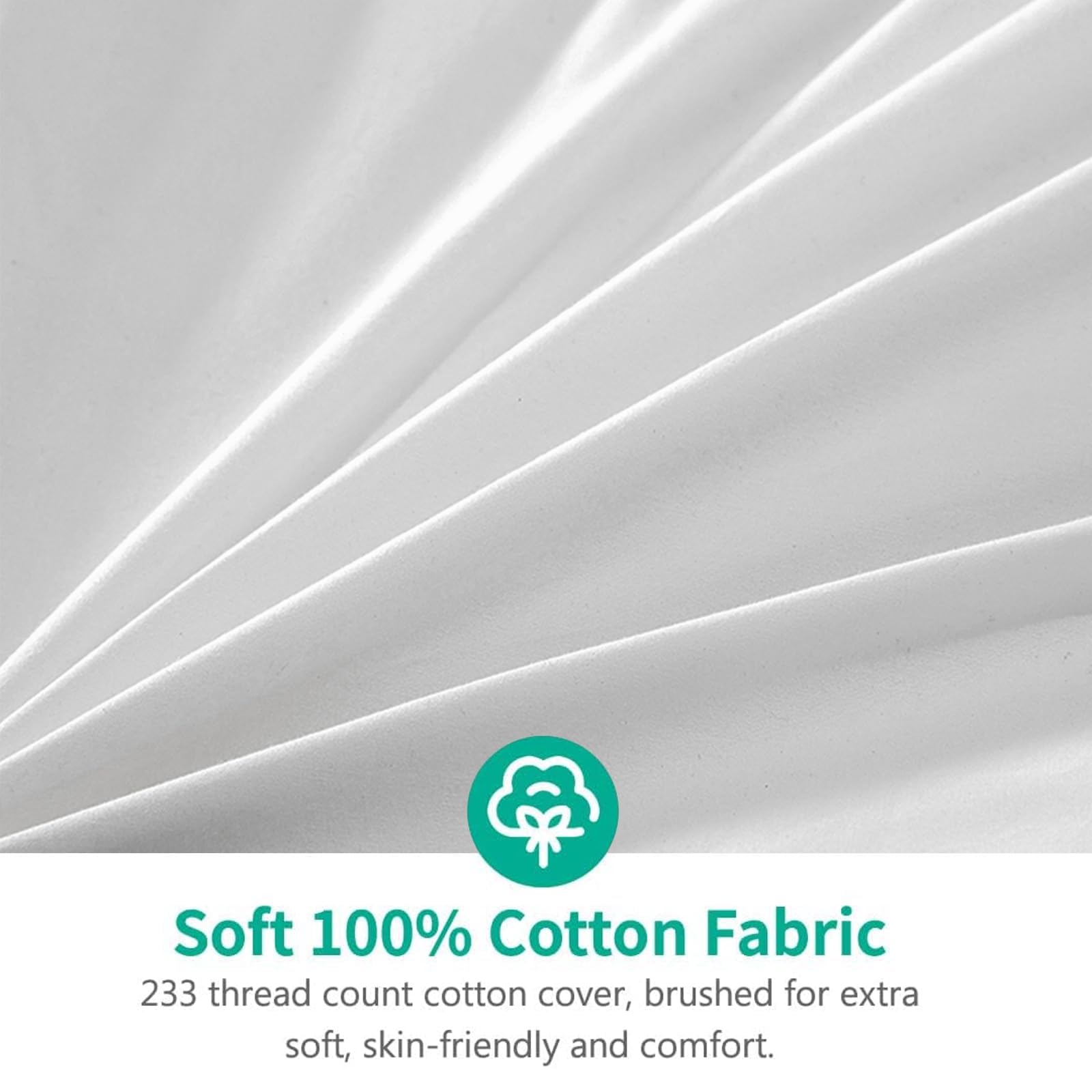 APSMILE Couette en Duvet et Plume Naturelle 4 Saisons Tempéré pour 2 Personne Couverture Chaude Légère 240 x 260 cm Confortable