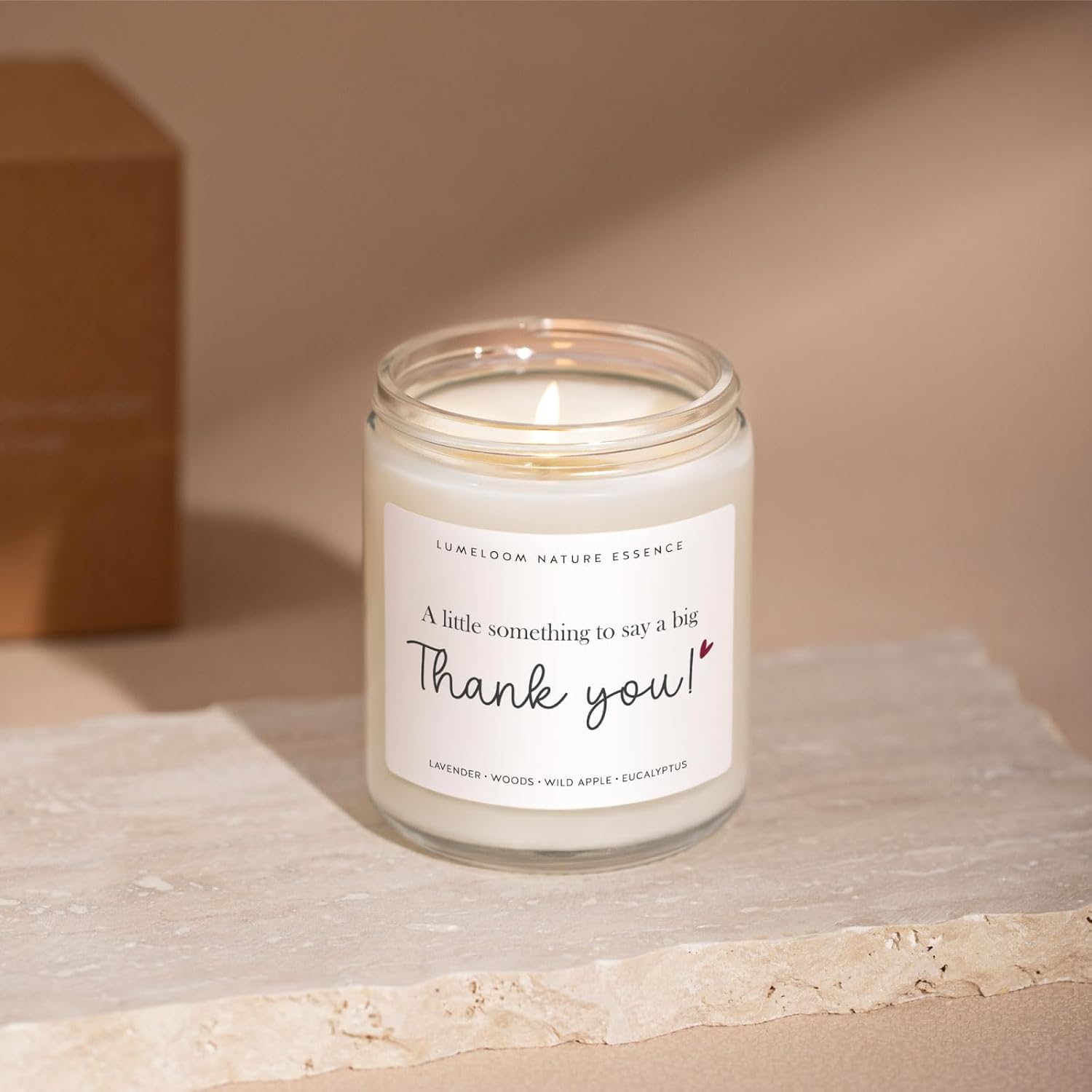 Thank You Gifts for Women, Men - 9oz Lavender Scented Soy Wax Candle - Thank You Candle, Hostess, Appreciation Gifts for Women, Teacher, Coworkers, Nurse, Friend, Boss, Employee - Image 7