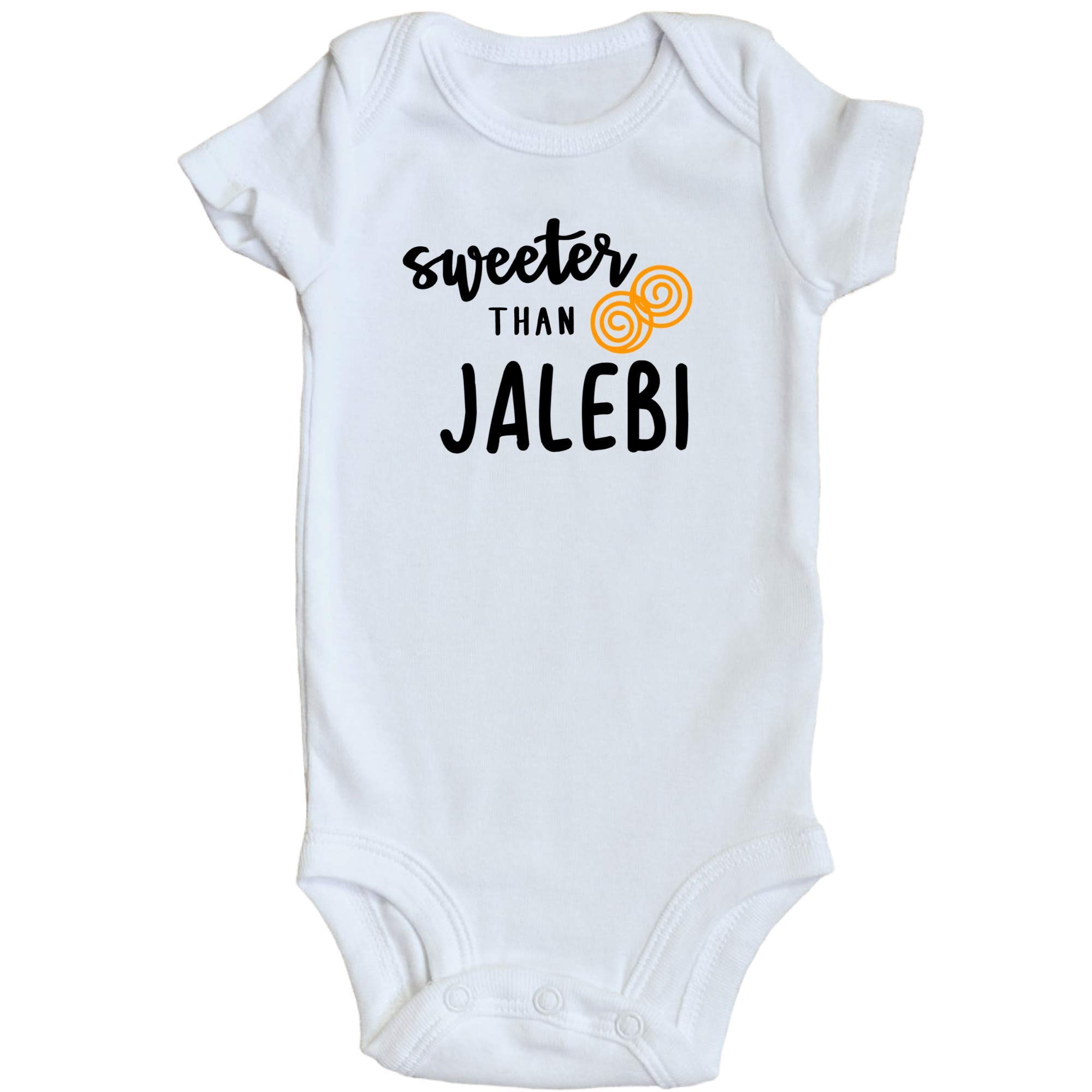 TwentyFourDoves Sweeter Than Jalebi Baby Bodysuit, Pakistani Romper, Indian Baby, Desi