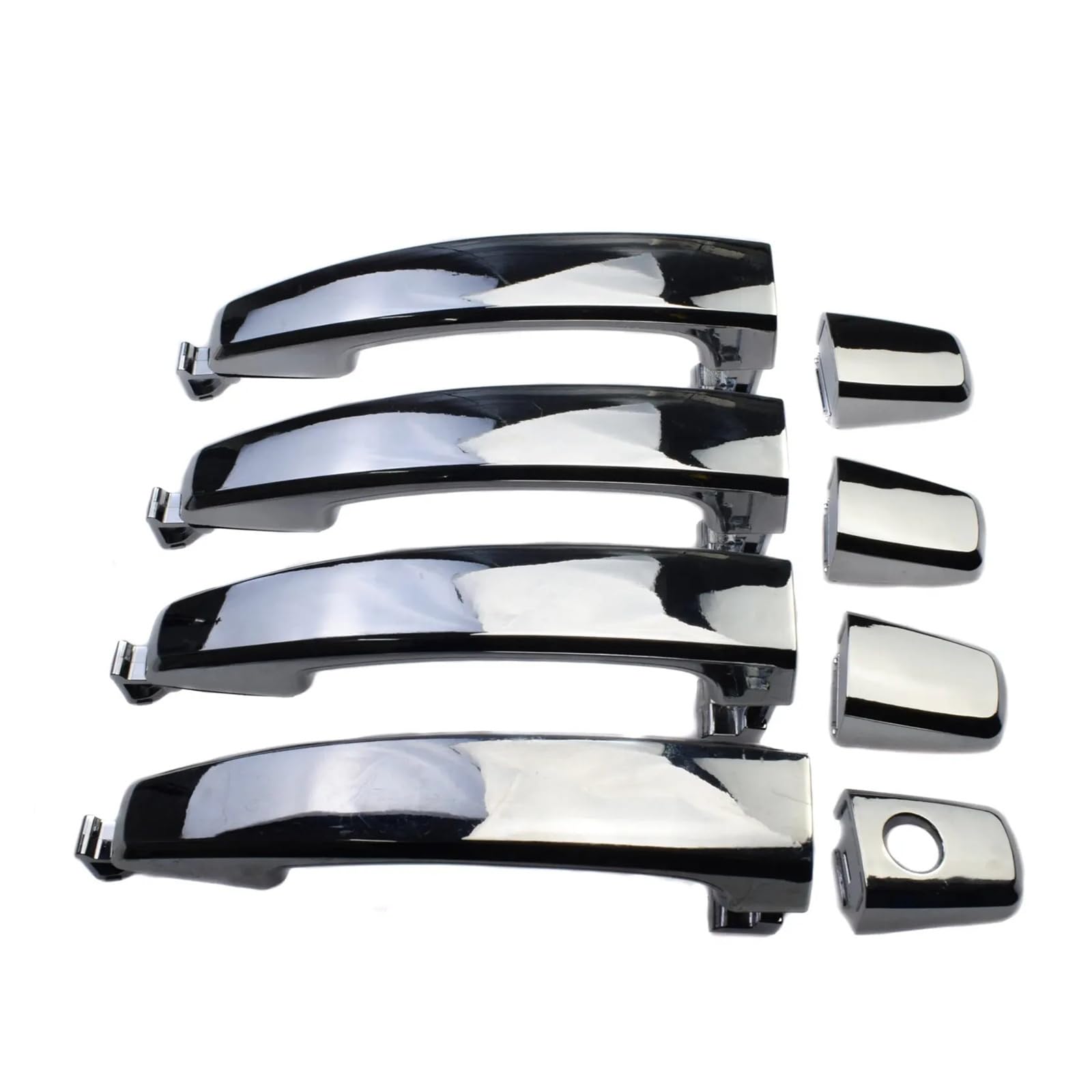 Byskjz One Color Car Outer Door Handle Replacement For For Captiva For Sport For Aveo 2007 2008 2009 2010 2011-2015 Chrome Door Outer Handle Covers 96468266 96468306(4 Pcs)