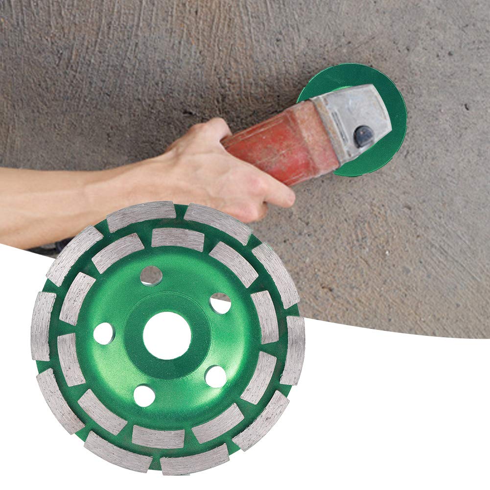 EVTSCAN Grinding Wheel Disc Polishing Tool for Concrete, Masonry, Granite, Marble 125x22.2mm - Double Row,General Grinding ?