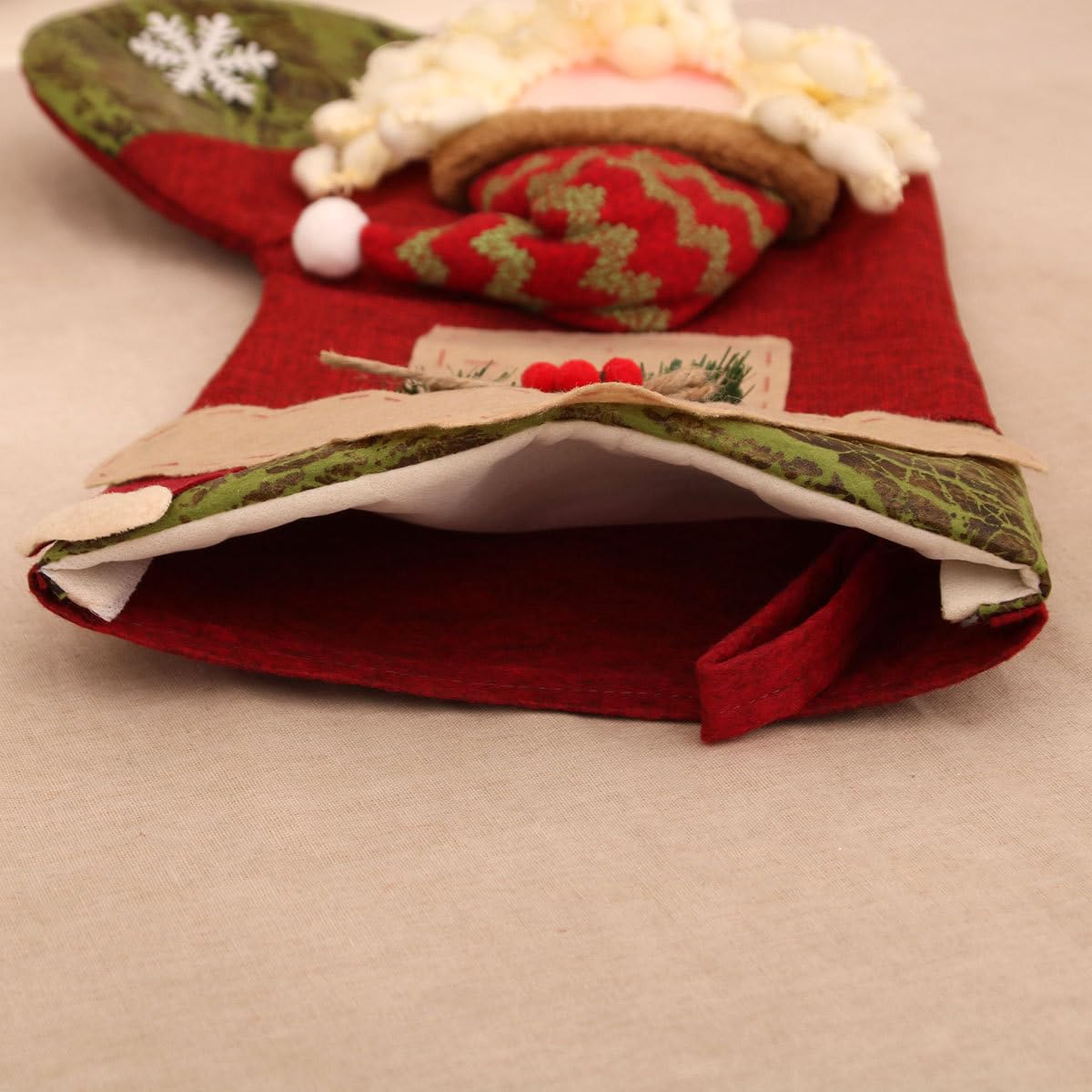 Weihnachtsstrümpfe mit Namensschildern, personalisierbar, 50,8 cm, 3 Stück, große Weihnachtsstrümpfe für Geschenke, perfekte Weihnachtsdekoration für Zuhause und Weihnachtsfeiern