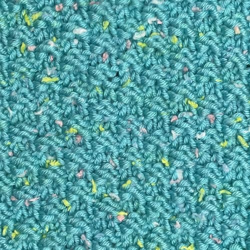 Image of Tweed Twinkles Soft Baby Yarn for Crocheting, 8-Pack (696Yds / 400G), Free Patterns - Acrylic Baby Blanket Knitting Yarn with Flecks - Size 3 DK Light Worsted Weight - Mint Blue